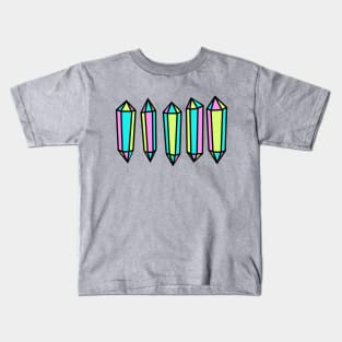 Pastel Crystals Kids T-Shirt